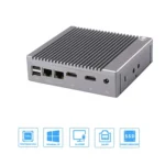 K660S Windows and Linux System Mini PC, Intel Celeron Processor N2840 Quad-Core 1.83- 2.25GHz, 8GB RAM + 128GB SSD, EU Plug - Image 3