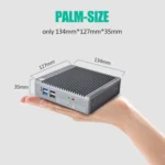 K660S Windows and Linux System Mini PC, Intel Celeron Processor N2840 Quad-Core 1.83- 2.25GHz, 8GB RAM + 128GB SSD, EU Plug - Image 5