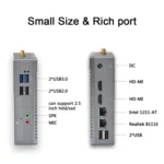 K660S Windows and Linux System Mini PC, Intel Celeron Processor N2840 Quad-Core 1.83- 2.25GHz, 8GB RAM + 128GB SSD, EU Plug - Image 6