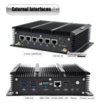 HYSTOU P09-6L Windows / Linux System Mini PC, Intel Celeron 3865U 2 Core 2 Threads up to 1.80GHz, Support mSATA, 4GB RAM DDR3 + 128GB SSD - Image 6