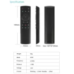 G20S 2.4G Air Mouse Remote Control with Fidelity Voice Input & IR Learning & 6-axis Gyroscope for PC & Android TV Box & Laptop & Projector - Image 11