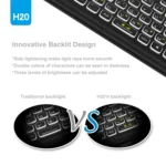 H20 2.4GHz Mini Smart Wireless Multi-Touch Touch Keyboard - Image 8
