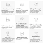 VONETS VAP11S-5G Mini Wireless Bridge 900Mbp WiFi Repeater with 2 Antennas & Fan - Image 7