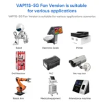 VONETS VAP11S-5G Mini Wireless Bridge 900Mbp WiFi Repeater with 2 Antennas & Fan - Image 9