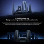 Original Xiaomi WiFi Router 10 Gigabit Tri-Band Wireless Mesh Network Game Acceleration Repeater, US Plug - Image 4