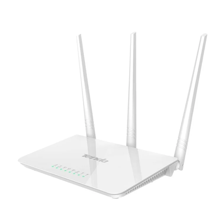 WR0052W_2.webp Tenda F3 Wireless 2.4GHz 300Mbps WiFi Router with 3*5dBi External Antennas - Image 3