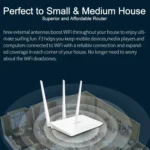 Tenda F3 Wireless 2.4GHz 300Mbps WiFi Router with 3*5dBi External Antennas - Image 6