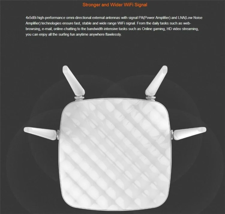WR0053W_4.webp Tenda FH456 Wireless 2.4GHz 300Mbps WiFi Router with 4*5dBi External Antennas - Image 5
