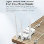 VONETS VAR600-H 600Mbps Wireless Bridge WiFi Repeater, With 4 Antennas + DC Adapter Set - Image 2
