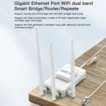 VONETS VAR1200-L 1200Mbps Wireless Bridge Built-in Antenna Dual-Band WiFi Repeater, With DC Adapter Set - Image 2