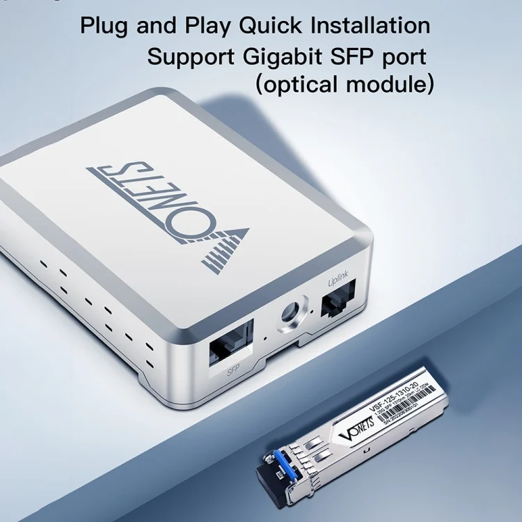 WR1008_3.webp VONETS VSP510 5 Ports Ethernet Gigabit Switch with DC Adapter + Rail Fixing Buckle Set - Image 4