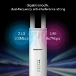 COMFAST CF-EW74 1200Mbs Outdoor Waterproof Dual Frequency Signal Amplifier Wireless Router Repeater WIFI Base Station with 2 Antennas - Image 3