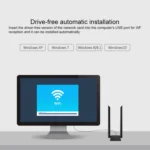 COMFAST CF-WU782ACV2 1300Mbps Dual-band Wifi USB Network Adapter with 2 Antennas - Image 7
