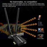 COMFAST CF-AX200 PRO 3000Mbps Bluetooth PCI-E Wifi Network Card Adapter with 2 Antennas - Image 7