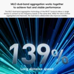 Xiaomi Router BE5000 WiFi 7 MLO 2.4GHz 5.0GHz Dual Band 2.5G Port 512MB RAM Repeater, US Plug - Image 4