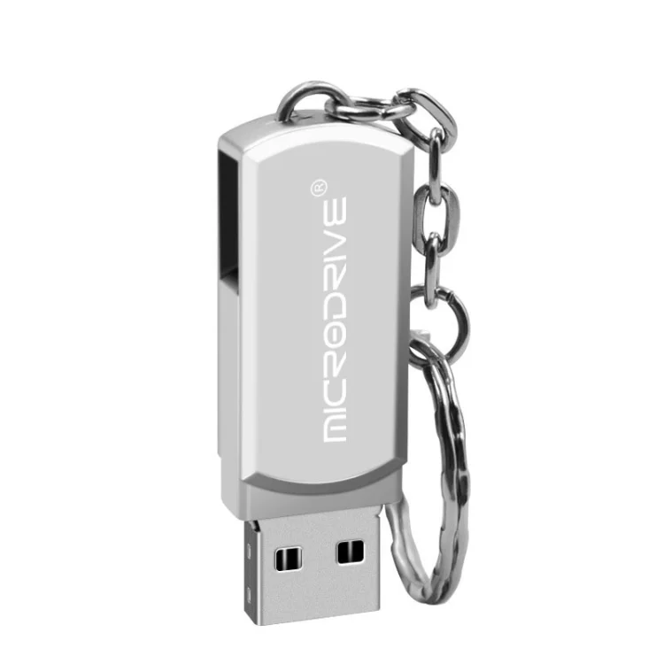 ZY14849816S.webp MicroDrive 32GB USB 2.0 Creative Personality Metal U Disk with Keychain - Image 1