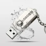 MicroDrive 8GB USB 2.0 Creative Personality Metal U Disk with Keychain - Image 3