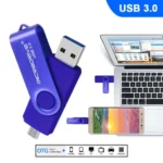 MicroDrive 16GB USB 3.0 Android Phone & Computer Dual-use Rotary Metal U Disk - Image 9