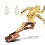 MicroDrive 16GB USB 2.0 Copper Love Key U Disk - Image 6