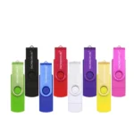 MicroDrive 32GB USB 2.0 Mobile Computer Dual-use Rotating OTG Metal U Disk - Image 8