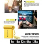 MiCRODATA 8GB USB 2.0 Computer and Car Two-use Mini U Disk - Image 13