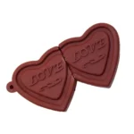 MicroDrive 64GB USB 2.0 Creative Heart Chocolate U Disk - Image 2