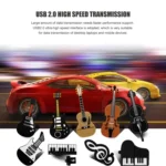 MicroDrive 8GB USB 2.0 Triangle Guitar U Disk - Image 7