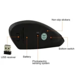 Battery Version Wireless Mouse Vertical 2.4GHz Optical Mouse - Image 4