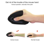 Battery Version Wireless Mouse Vertical 2.4GHz Optical Mouse - Image 6