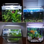 XY-50N Aquarium Glass Fish Tank LED Aquatic Bracket Lamp, US Plug - Image 12