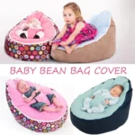 Classic Comfortable Safe Baby Sofa Feeding Bed Cover without Filling - Image 3