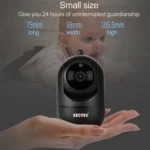 SECTEC IL-HIP291G-2M-AI Black Camera Indoor Home Wireless Wifi Intelligent Automatic Tracking HD Network Surveillance Camera - Image 12