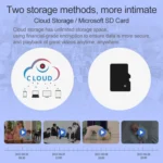 SECTEC IL-HIP291G-2M-AI Black Camera Indoor Home Wireless Wifi Intelligent Automatic Tracking HD Network Surveillance Camera - Image 14