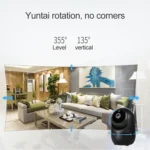 SECTEC IL-HIP291G-2M-AI Black Camera Indoor Home Wireless Wifi Intelligent Automatic Tracking HD Network Surveillance Camera - Image 7