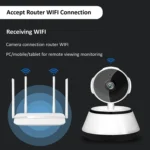 YH001 720P HD 1.0 MP Wireless IP Camera, Support Infrared Night Vision / Motion Detection / APP Control, AU Plug - Image 14