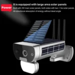 T8 1080P Full HD Solar Battery Ultra Low Power Sound Light Alarm Network Camera, Support Motion Detection, Night Vision, Two Way Audio, TF Card - Image 7