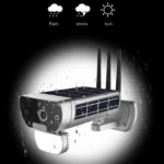 T8 1080P Full HD Solar Battery Ultra Low Power Sound Light Alarm Network Camera, Support Motion Detection, Night Vision, Two Way Audio, TF Card - Image 9