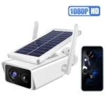 T13-2 1080P HD Solar Powered 2.4GHz WiFi Security Camera without Battery, Support Motion Detection, Night Vision, Two Way Audio, TF Card - Image 2