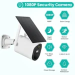 T20 1080P Full HD Solar Powered WiFi Camera, Support Motion Detection, Night Vision, Two Way Audio, TF Card - Image 4