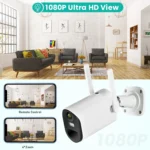 T20 1080P Full HD Solar Powered WiFi Camera, Support Motion Detection, Night Vision, Two Way Audio, TF Card - Image 5