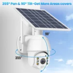 T16 1080P Full HD 4G (US Version) Network Monitoring Solar Powered Camera, Support PIR + Radar Alarm, Night Vision, Two Way Audio, TF Card - Image 8