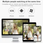 QX2 4G (US Version) 1080P HD 360 Degrees Panoramic Day and Night Full-color IP66 Waterproof Smart Camera, Support Motion Detection / Two-way Voice / TF Card, AU Plug - Image 12