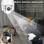 QX2 4G (US Version) 1080P HD 360 Degrees Panoramic Day and Night Full-color IP66 Waterproof Smart Camera, Support Motion Detection / Two-way Voice / TF Card, AU Plug - Image 9