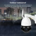 QX5 4G (US Version) 2.0 Million Pixels 1080P HD 20X Zoom Dome Smart Camera, Support Infrared Night Vision / Motion Detection / Voice Intercom / TF Card, US Plug - Image 5