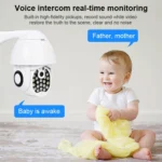 QX17 2 Million Pixels WiFi High-definition Surveillance Camera Outdoor Dome Camera, Support Night Vision & Two-way Voice & Motion Detection - Image 5