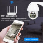 QX17 2 Million Pixels WiFi High-definition Surveillance Camera Outdoor Dome Camera, Support Night Vision & Two-way Voice & Motion Detection - Image 8