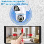 QX37 1080P WiFi High-definition Surveillance Camera Outdoor Dome Camera, Support Night Vision & Two-way Voice & Motion Detection - Image 4