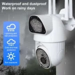 QX37 1080P WiFi High-definition Surveillance Camera Outdoor Dome Camera, Support Night Vision & Two-way Voice & Motion Detection - Image 8