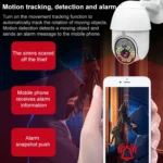 QX38 1080P WiFi High-definition Surveillance Camera Outdoor Dome Camera, Support Night Vision & Two-way Voice & Motion Detection - Image 7