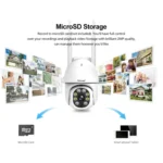Sricam SP028 1080P HD Outdoor PTZ Camera, Support Two Way Audio / Motion Detection / Humanoid Detection / Color Night Vision / TF Card, US Plug - Image 13